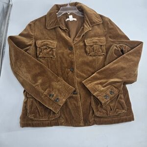 Ann Taylor LOFT Brown Fall Jacket XL